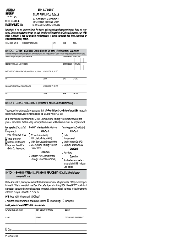  Reg 1000 PDF Form 2013