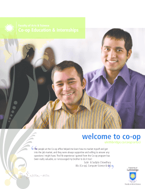 Welcome to Co Op Form