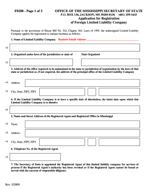 How to Form an Llc in Mississippi