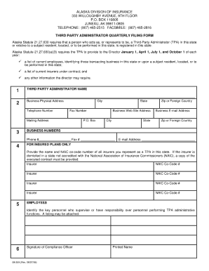 08 309 Alaska Form