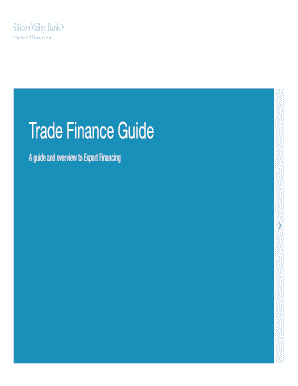 A Guide and Overview to Export Financing  Form