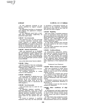 13 CFR Ch I 1 1 11 Edition 120 347  Form