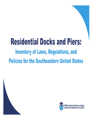 Residential Docks and Piers  Form