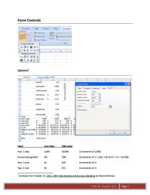 Form Controls