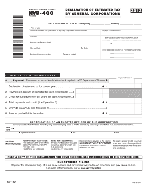 Nyc 400 Form