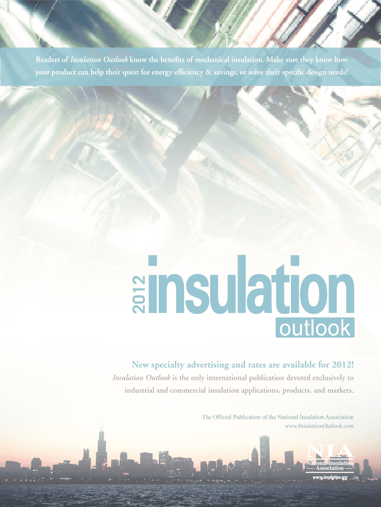 Readers of Insulation Outlook Know the Benefits of Mechanical Insulation  Form