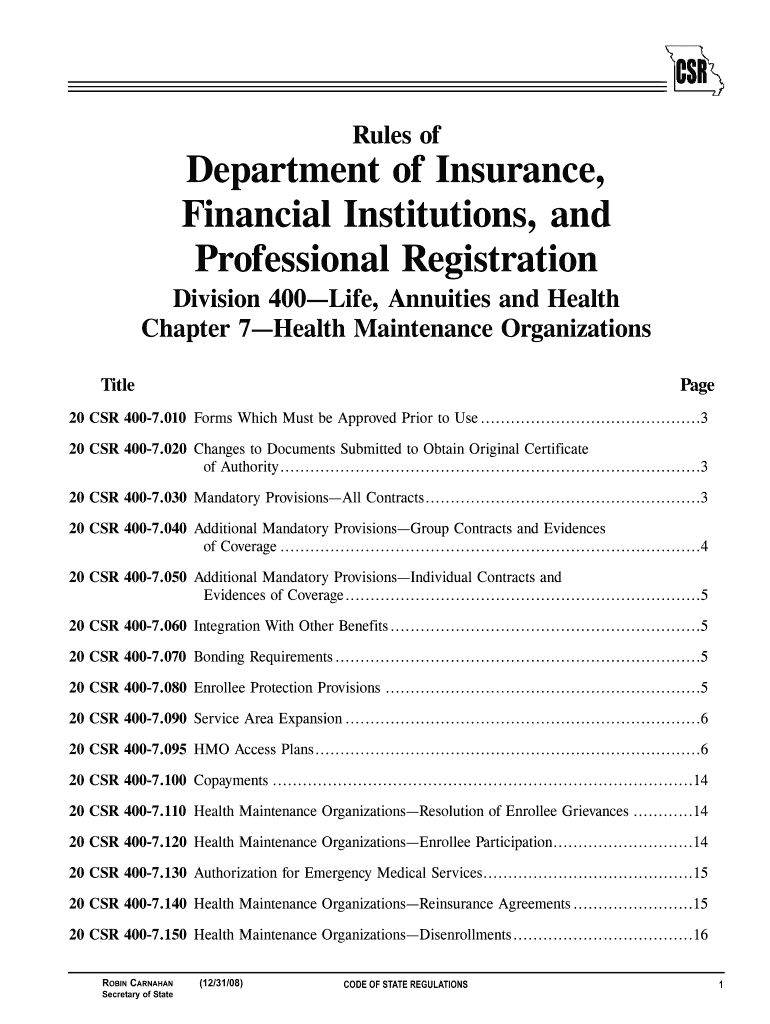 Csr 400 7180 Form