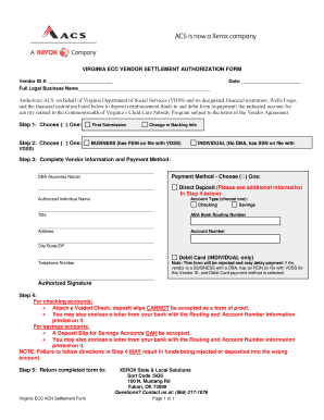 Virginia Ecc Form