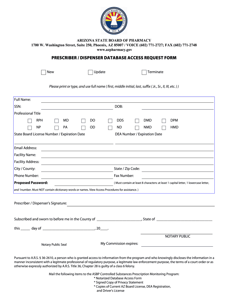 Get and Sign Access Request Form