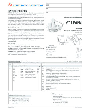 LP6FN WALLWASH Acuity Brands  Form