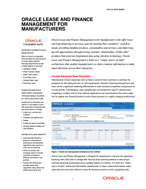 Oracle Lease and Finance Management is for Manufacturers Who Offer Lease  Form