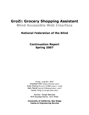 Grozifinalreportspring2007rev DOC Grozi Calit2  Form