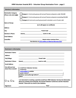 Nomination Form GROUP DOC