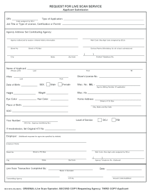Liv Application Form