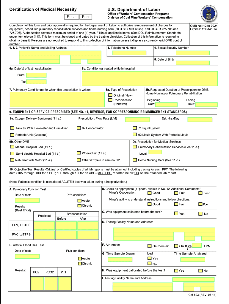 20 Cfr 725705 Form