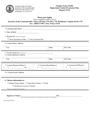 Printable Va Forms Notary Public