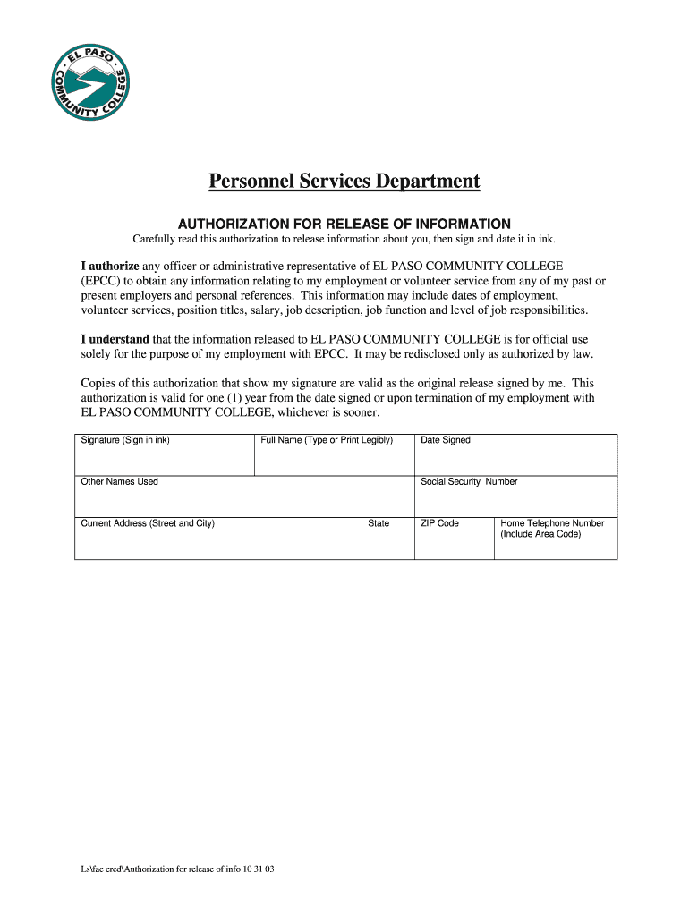  Credentialing Process Outline Attached Are the Documents that Will Epcc 2011