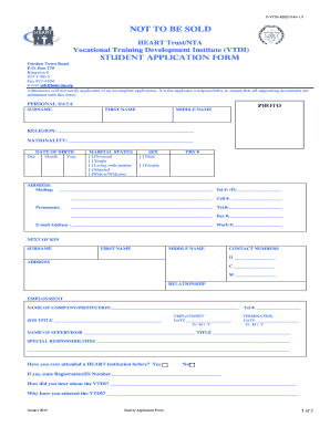 Runaway Bay Heart Academy Application Form