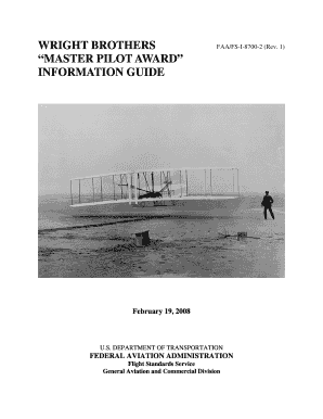 Wright Brothers Master Pilot Award Information Guide