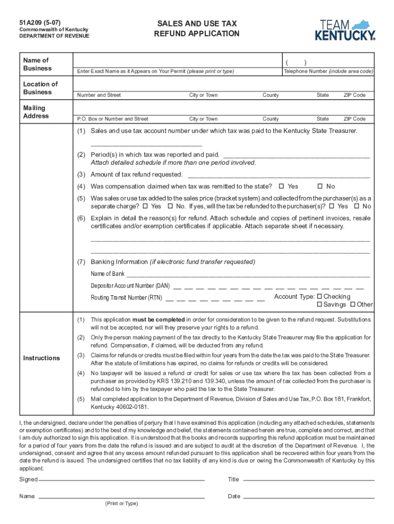  Help Fill Out Kentucky State Return 2007-2024