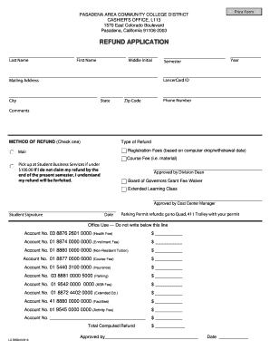 Kiit Refund Application Form