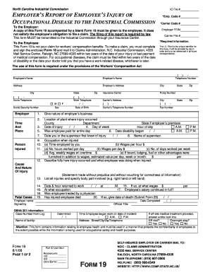 Nc Form 19 Instructions Fillable Form