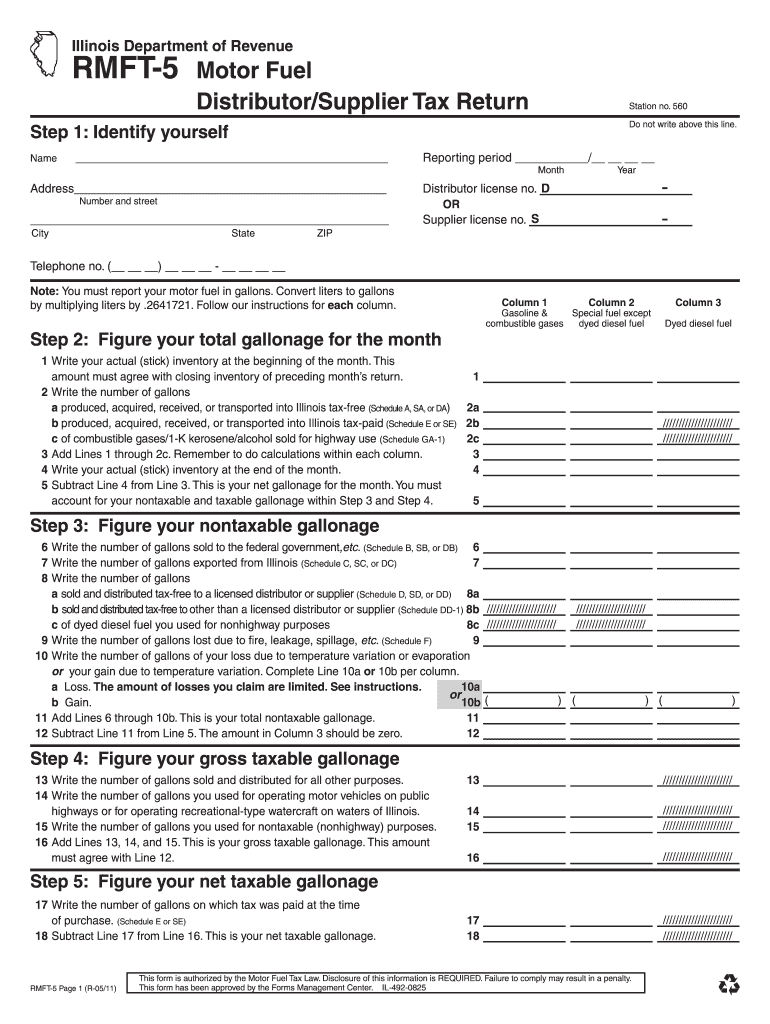  Rmft 5  Form 2011