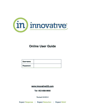 Online User Guide  Form