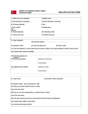 turkey travel form uk