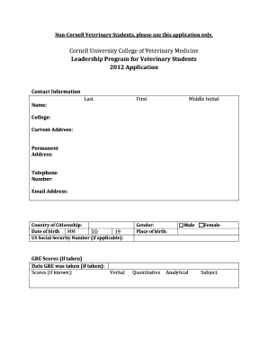 IMPORTANT INSTRUCTIONS Applications May Be Submitted  Form