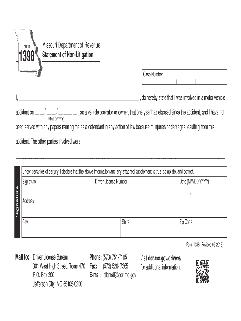 1398 Form