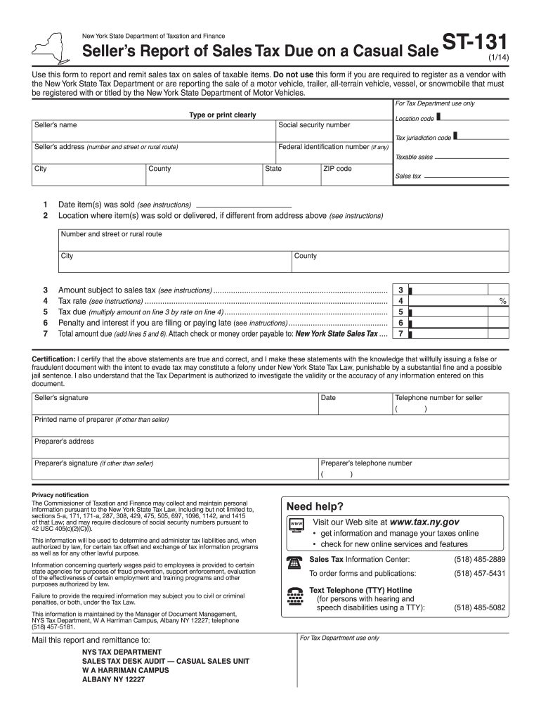  Form St 131 2018