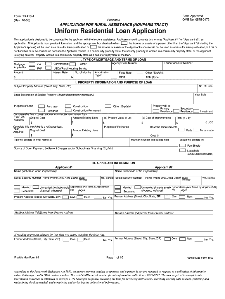  Usda Form 410 4 2006-2024