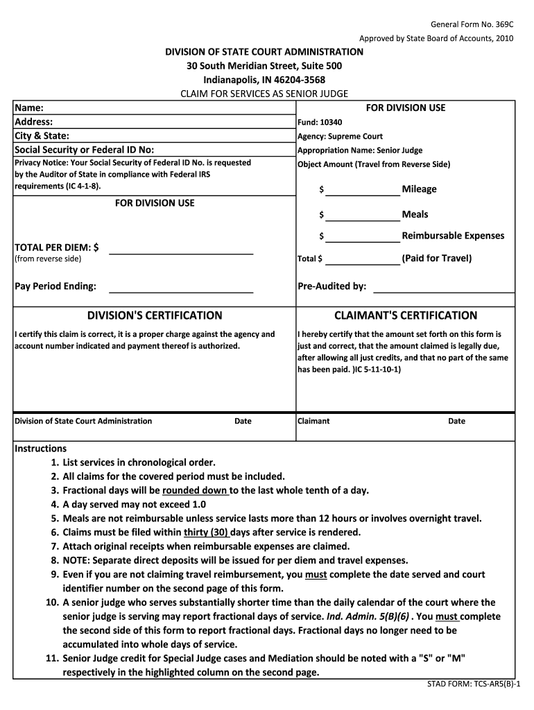 Get and Sign 369c Form 
