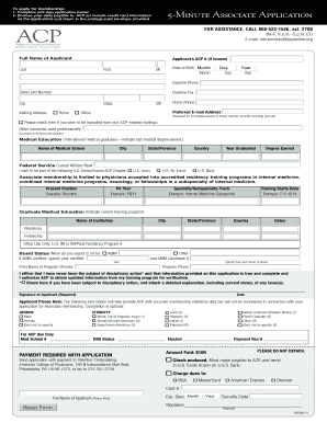 MD5289 5 Assoc App 06 07 Acponline  Form
