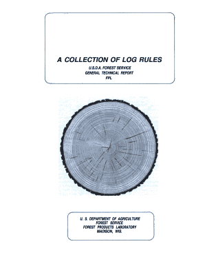 A COLLECTION of LOG RULES  Form