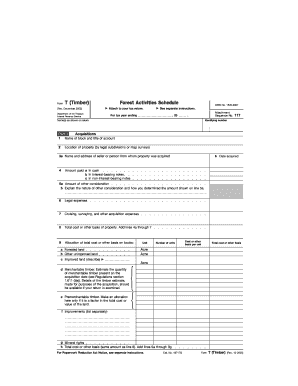 Timber Sales and Income Describes How to Treat Income from Selling Timber for Income Tax Purposes  Form