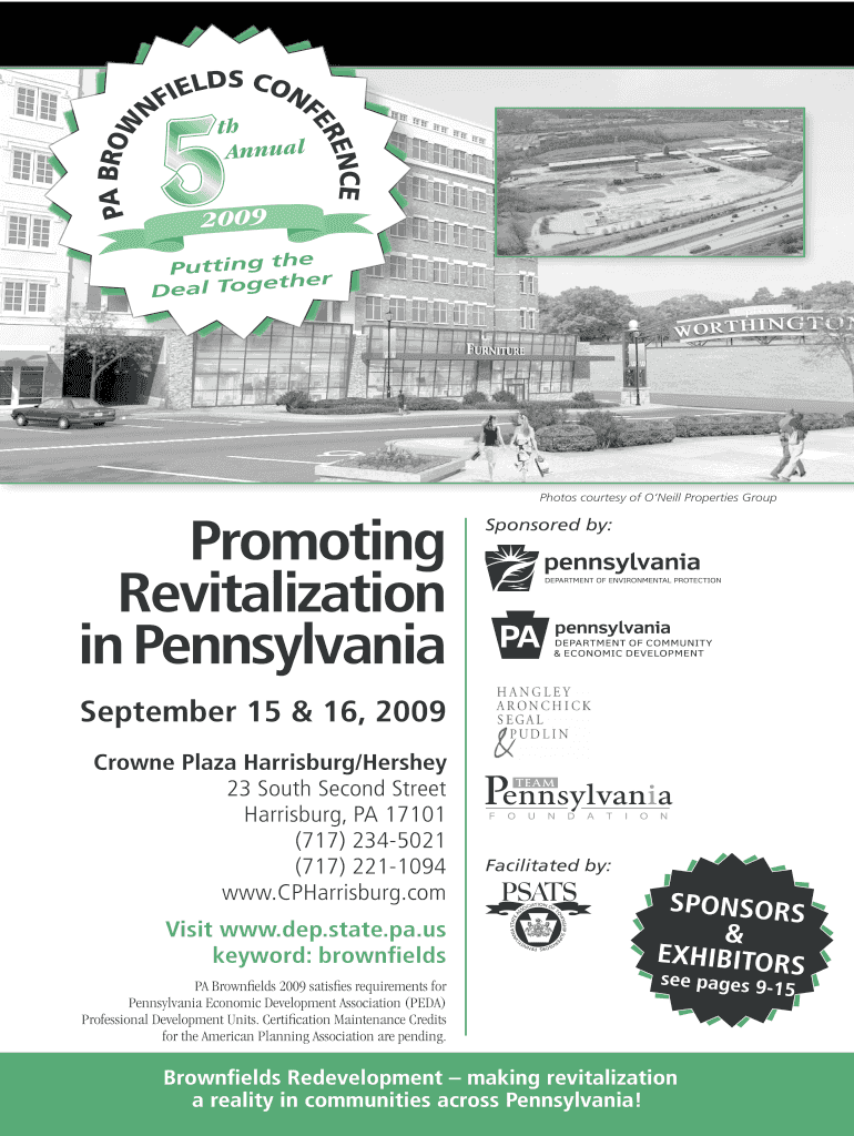 Promoting Revitalization in Pennsylvania Cmu  Form