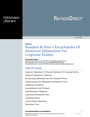 Standard &amp; Poor&#039;s Encyclopedia of  Form