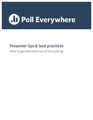 Presenter Tips &amp; Best Practices  Form