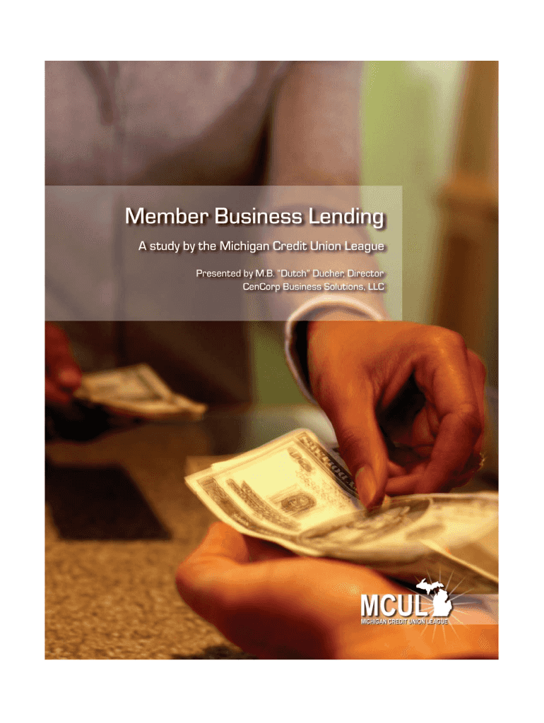 Business Lending White Paper DOC  Form