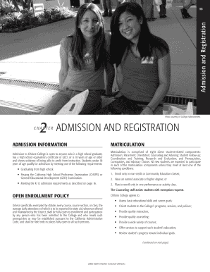 Catalog Admission and Registration Ohlone College Ohlone  Form