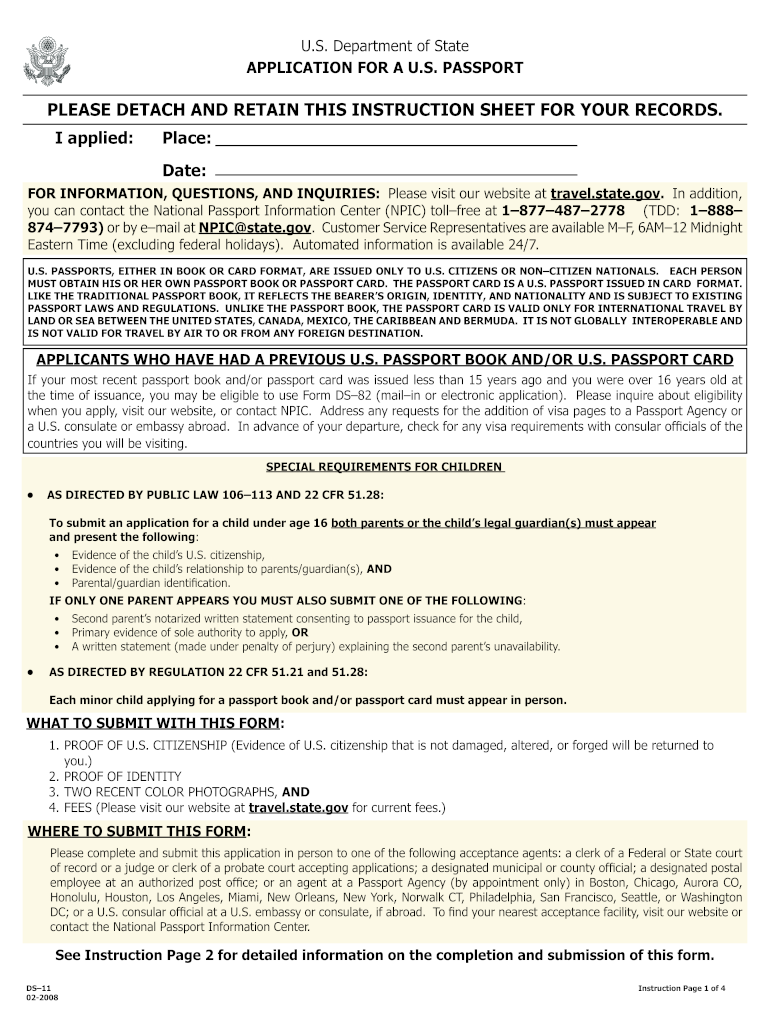  Ds 11 Form 2016