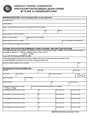 MISSOURI GAMING COMMISSION Mgc Dps Mo  Form