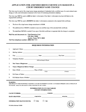 Vs 23181a Form