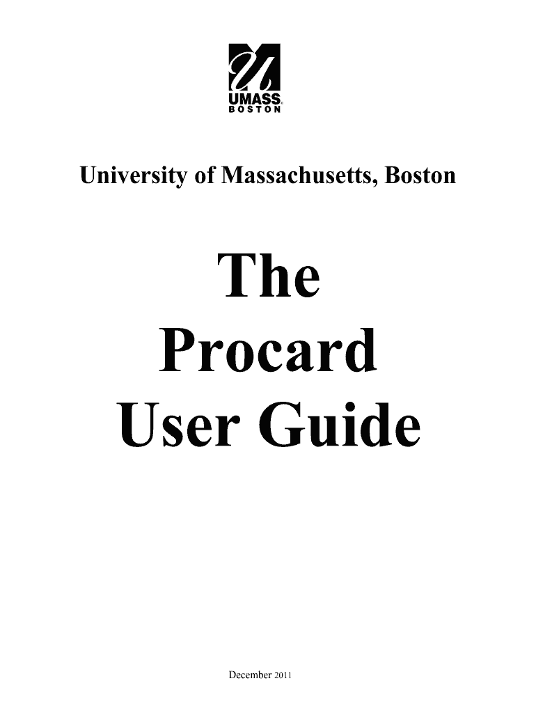 University of Massachusetts, Boston Umb  Form