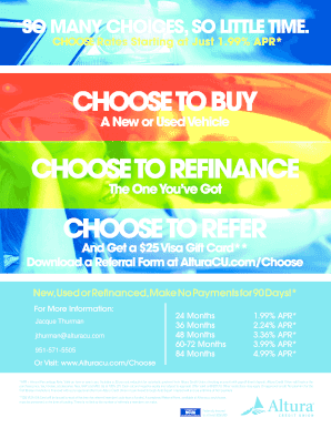 CHOOSE to BUY CHOOSE to REFINANCE CHOOSE to REFER Riversideca  Form