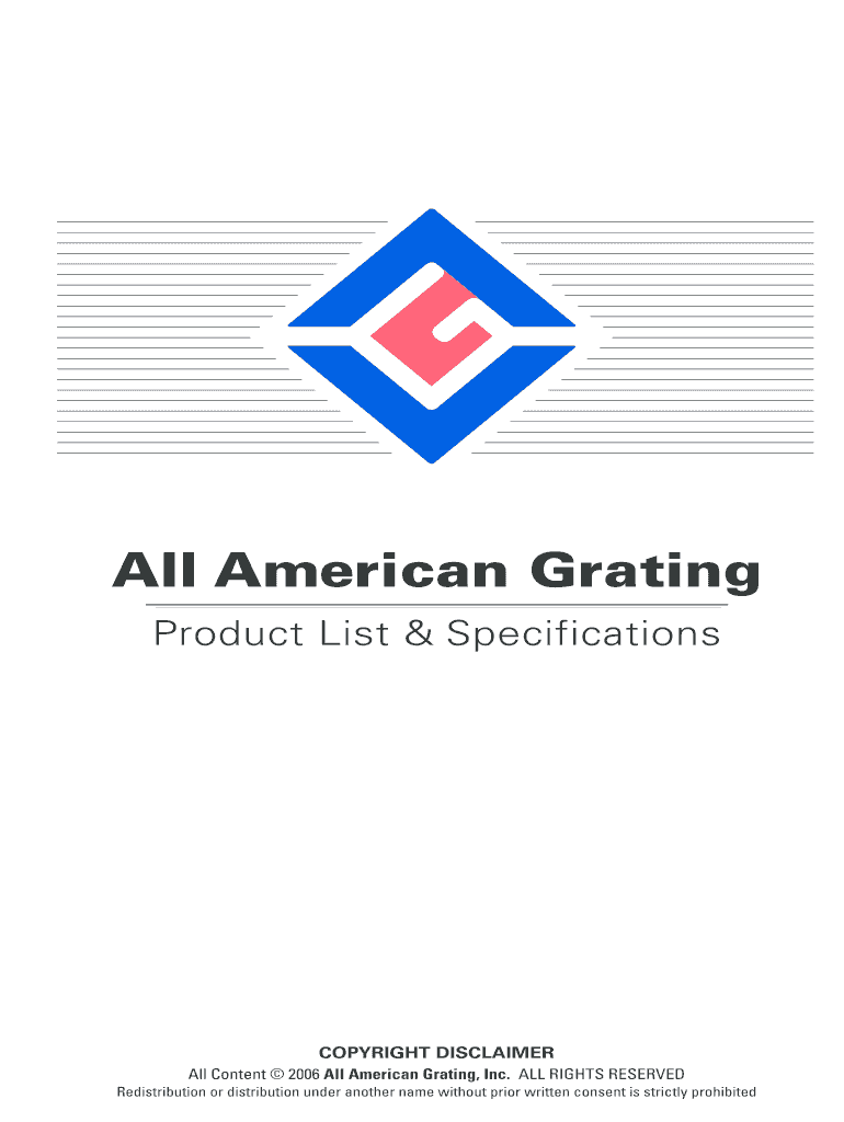 All American Grating  Form