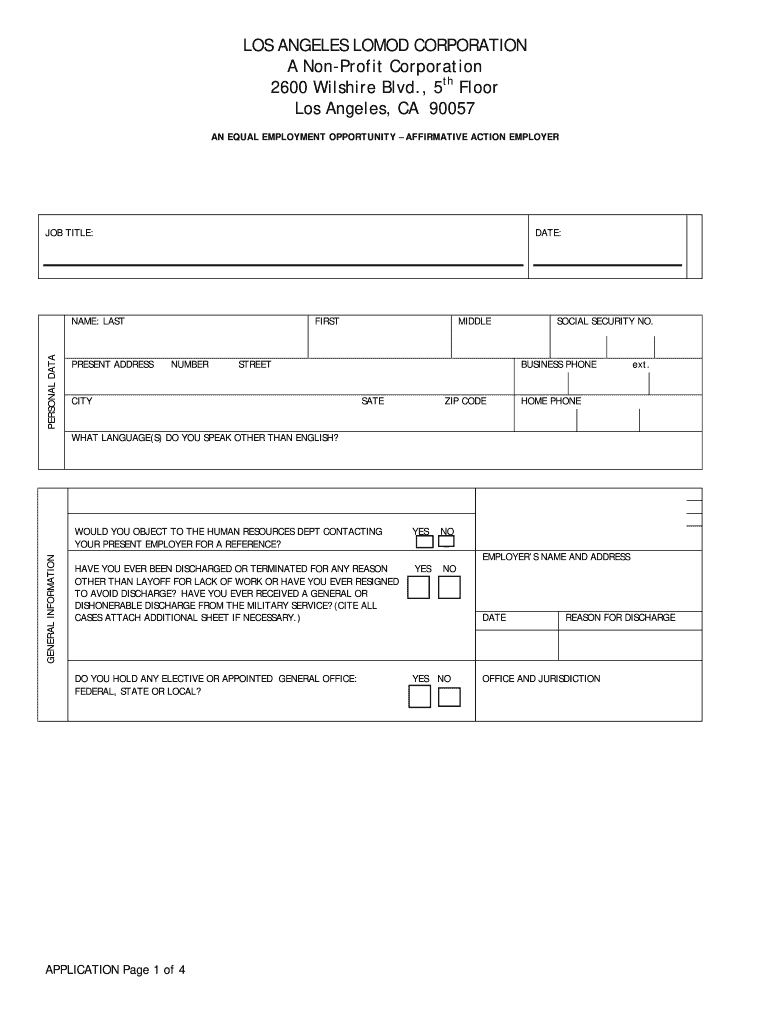 Lomod  Form