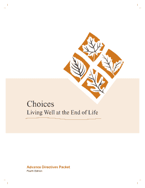 Choices Living Well at the End of Life  Form